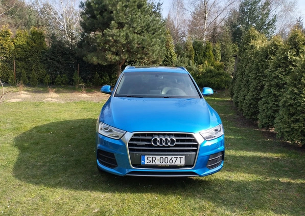 Audi Q3 cena 79000 przebieg: 155000, rok produkcji 2016 z Rybnik małe 56